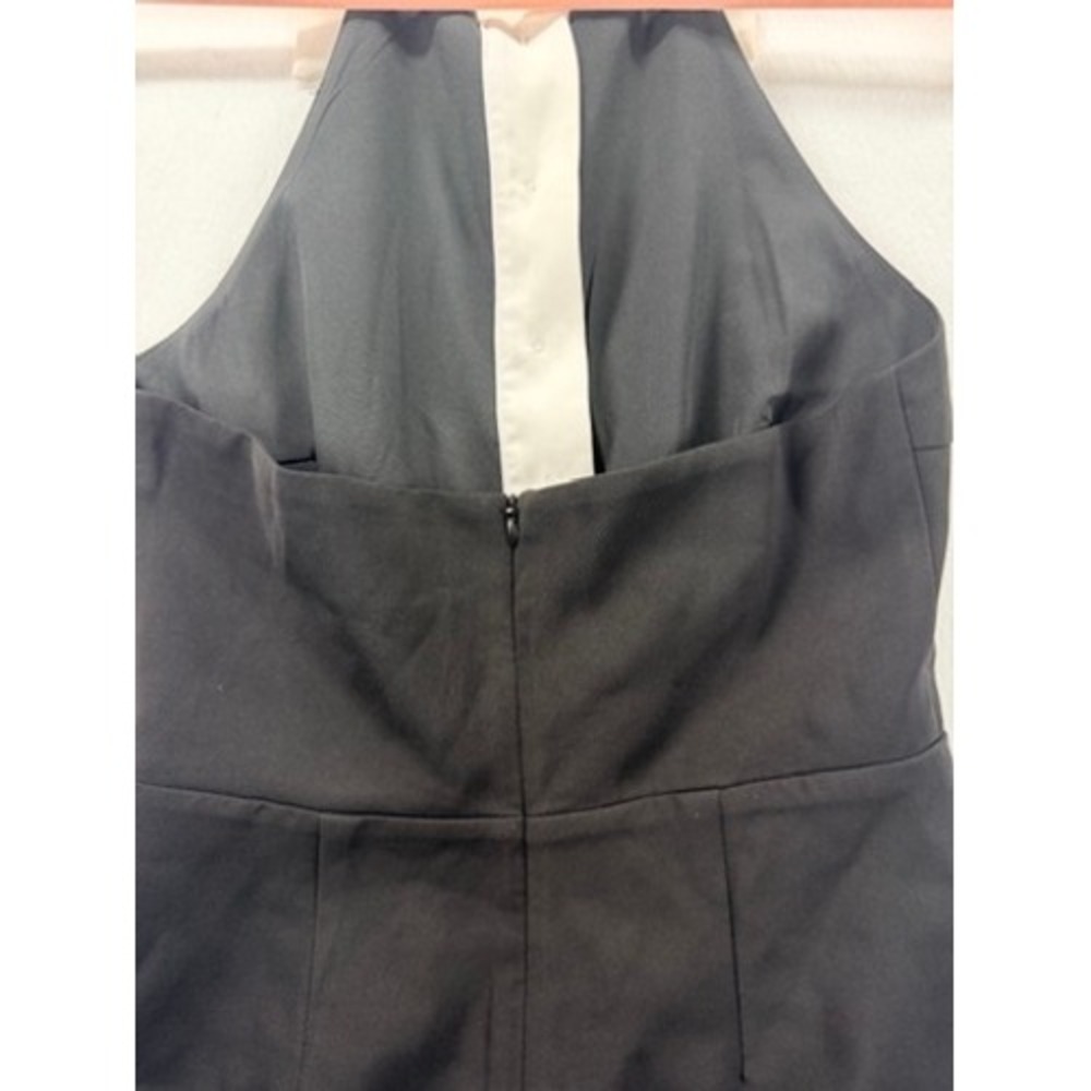 NEW All The Ways Jemma Romper Black White Gold Button Halter S NWOT - Picture 13 of 13